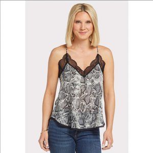 NWT Lovestitch Snake Lace Cami Tank